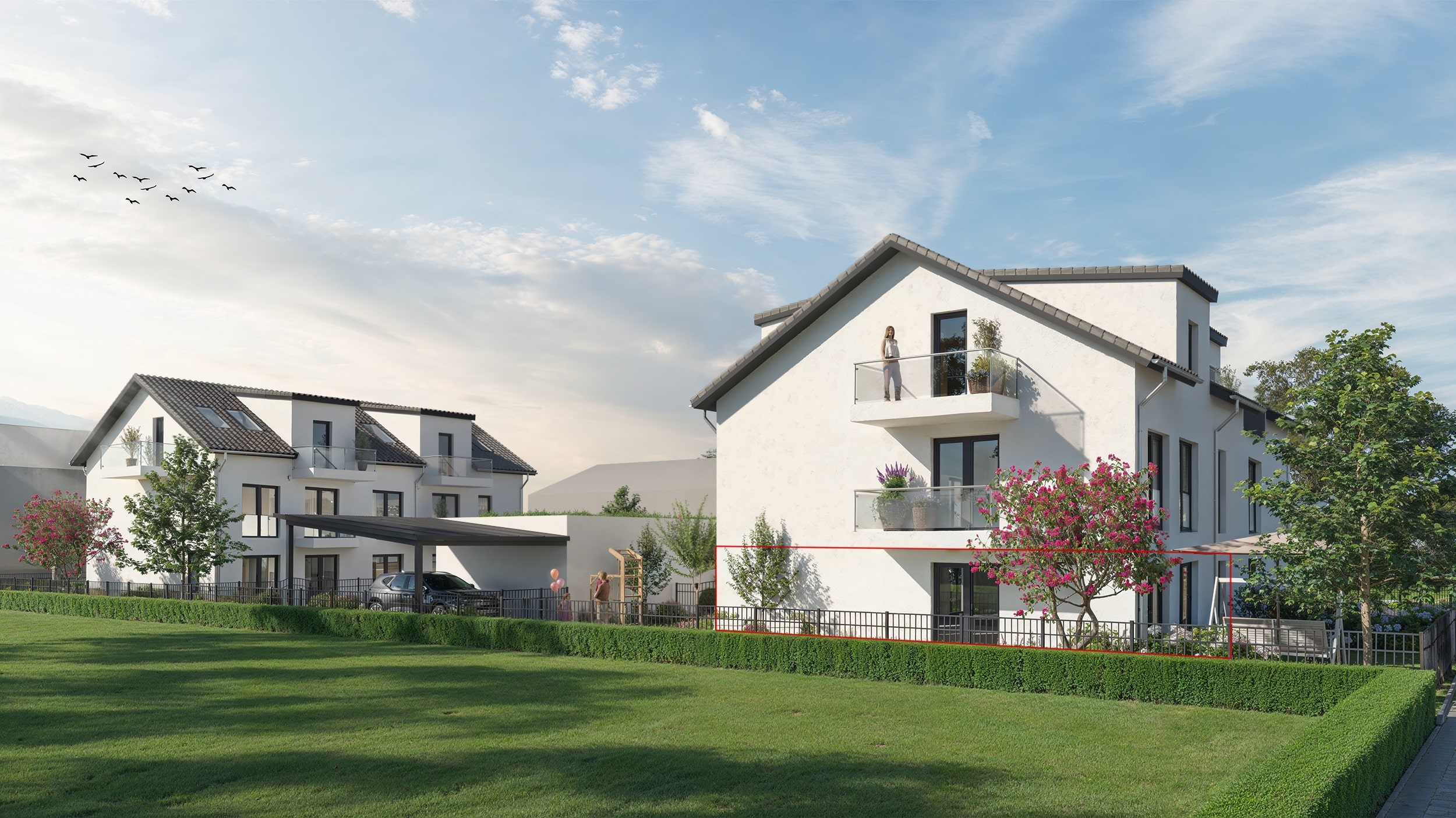 Charmante 2-Zimmer-Wohnung mit Garten und zwei großzügigen Terrassen, 80935 München, Erdgeschosswohnung